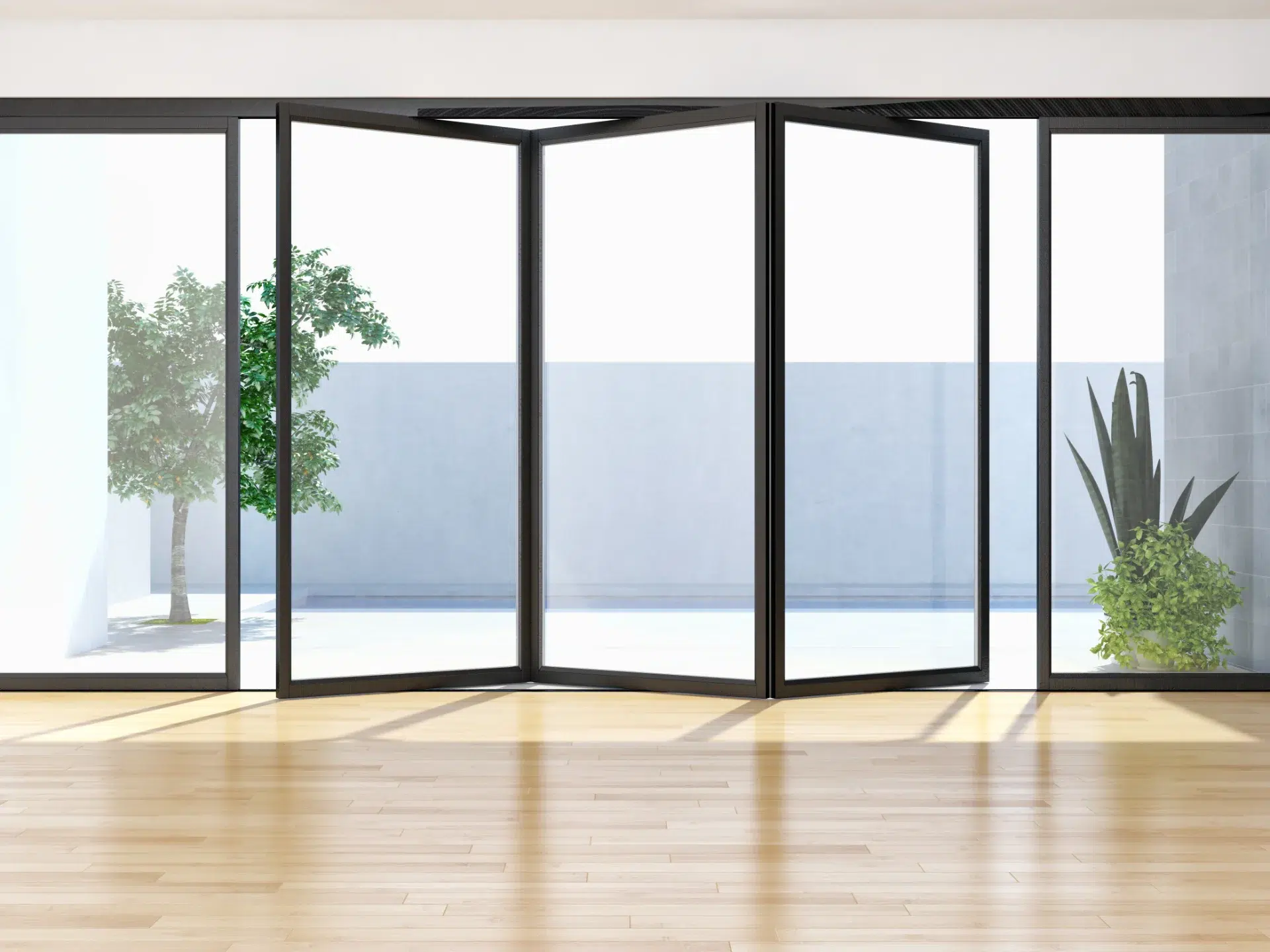 VLX 100 Bifold / Folding Door in Houston, TX | Meridian Windows and Doors Houston - detail 1